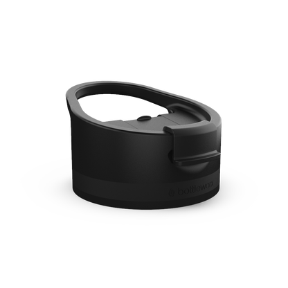 Hot Lid with handle, all-black body