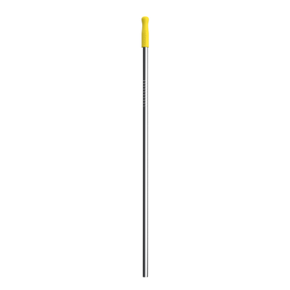 16oz tumbler straw with yellow tip and gray ridged body
