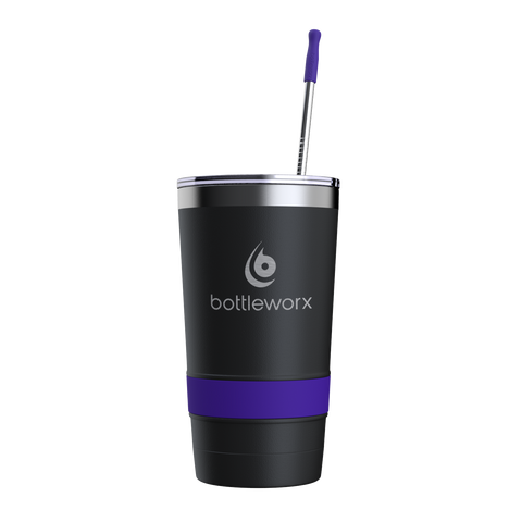 16oz Tumbler Black Powder Coating
