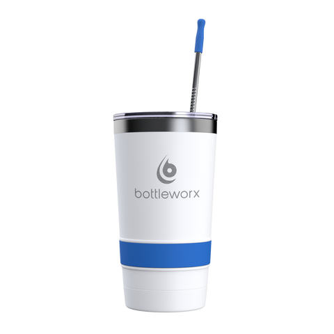 16oz Tumbler White Powder Coating